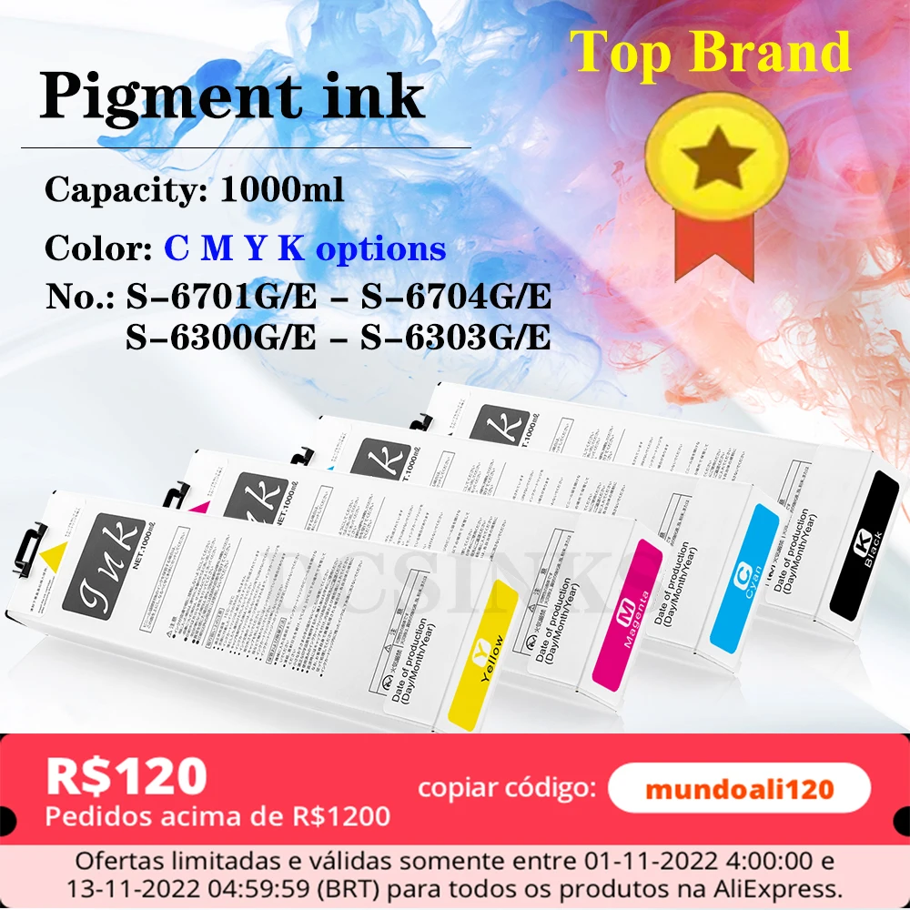 Top! Compatible Ink Cartridge for Riso S-6701G/E Riso S-6702G/E Riso S-6703G/E Riso S-6704G/E For Comcolor 3150 7150 9150 3110