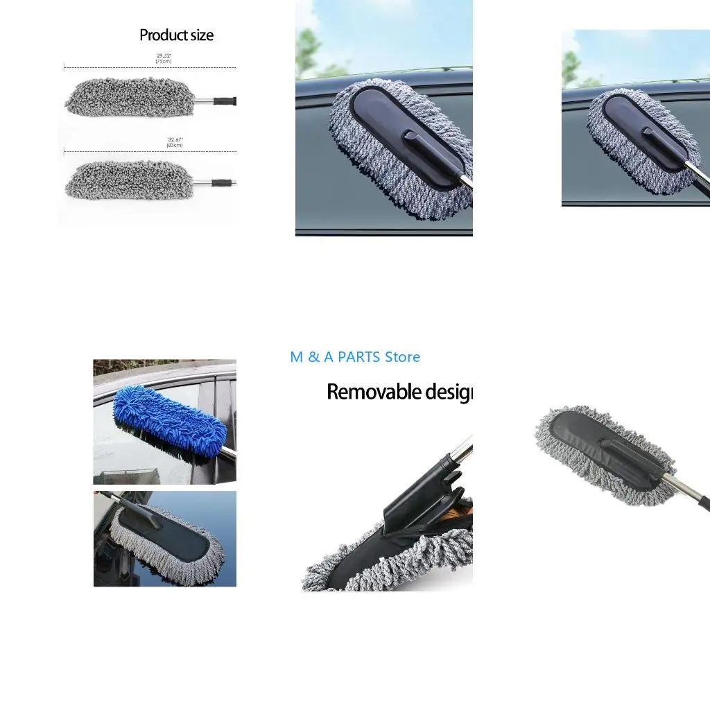U1JF Multipurpose Extendable Cleaning Brush Car Wash Mop for Vehicle Garden Use