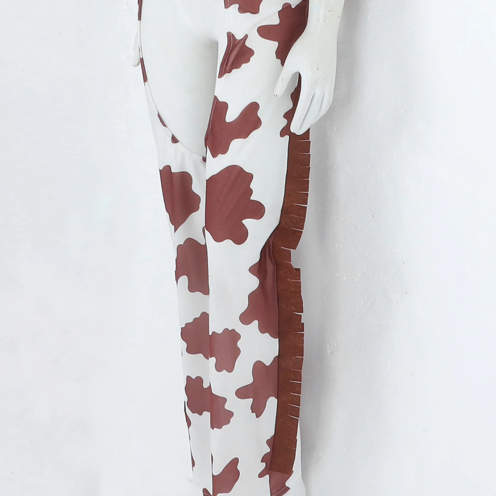 

1Set Cowboy Theme Suit 165-185cm Western Vest Hat Bandana Costume Halloween Carnival Dress Up Suit Vest for Men