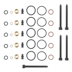 1417010997 5 X Injector Seal Kit & Bolts Fuel Injector For Bosch PD Injector - Vw Transporter 1.9 TDI Audi Seat Skoda