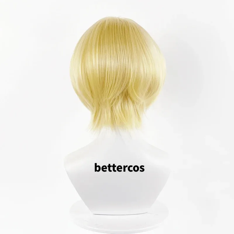 ويليام جيمس موريارت تأثيري أنيمي موريارتي باتريوت شقراء قصيرة مقاومة للحرارة الشعر الاصطناعية + غطاء شعر مستعار مجاني GF؛ M7EFD؛ 5D #4