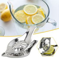 Multifunctional Hand Pressed Bird Shape Lemon Clip Manual Round 304 Stainless Steel Fruit Juicer Metal Orange Squeezer Citrus