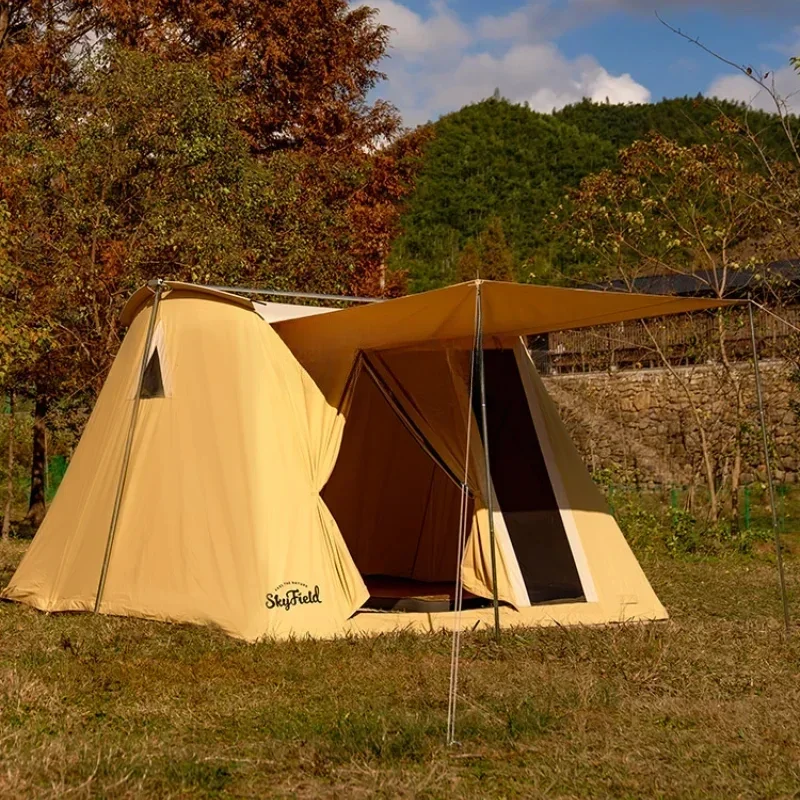 Outdoor Tent Camping Equipment Rain-Proof Spring Tent Thickened Outdoor Windproof