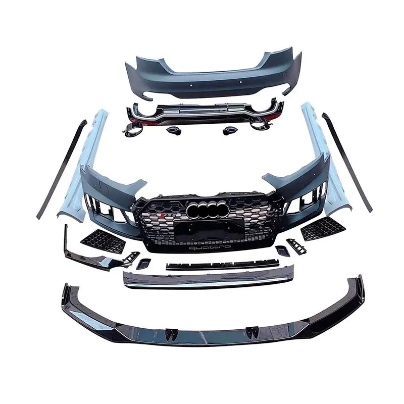 

Front bumper with grill for A5 RS5 style Auto modified High quality PP material body kit 2017-2020