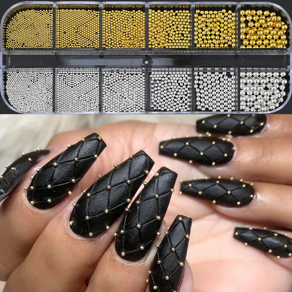 12Grid 3D Halloween Punk Retro Legierung Kreuz Nagel Charms Y2k Gothic Metall Pistole Schwarz Silber Schädel, Kreuz Nail art DIY Cool Nagel Teil