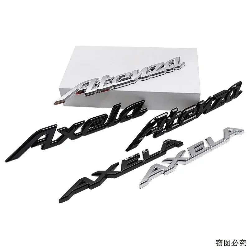 

3D ABS Car Body Fender Side Emblem for Mazda Axela Atenza Rear Trunk Badge Sticker Refitting Exterior Accessories
