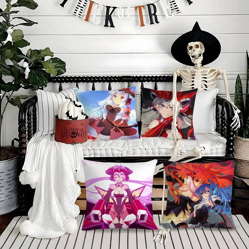 

Anime S-Senki Zessho SymphogearS Pillow Case Soft Plush Fabric Double Sided Print Decorative Home Living Room Gift Cushion Cover