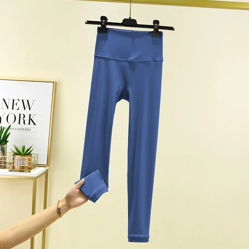 TRY TO BN Women's Sports Leggings Yoga Pants Nylon High Waisted Leggings Push Up Fitness Running Sportswear Workout Gym Clothes