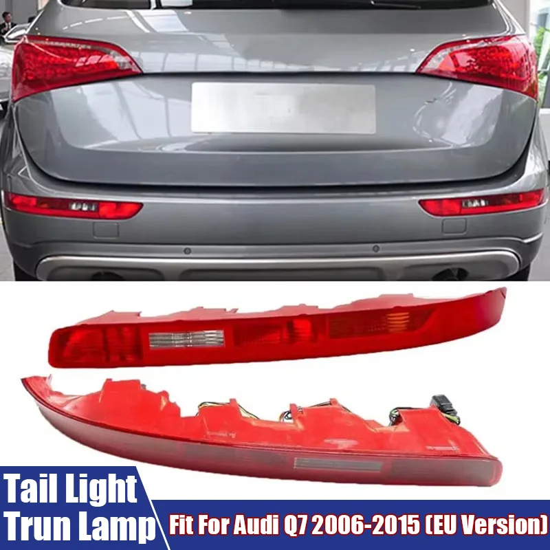 Car Accessories Left & Right Auto LED Signal Lamp Back Bumper Tail Brake Lights Turn Light With LED Bulbs For Audi Q7 2006-2015