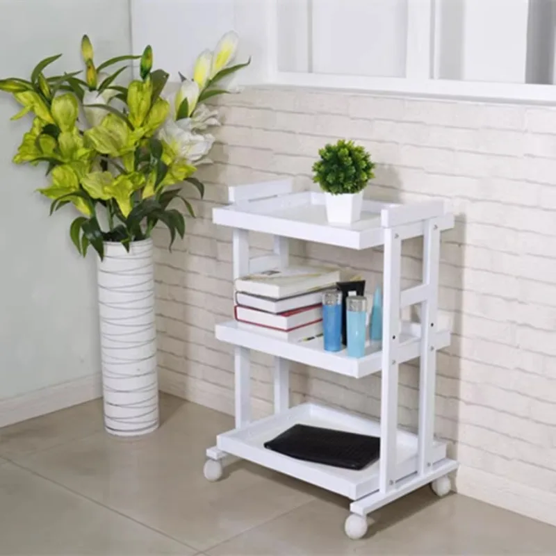 3-Tier Beauty Cart Salon Rolling Trolley Professional Makeup Organizer for Spa Brow Lamination Hairdressing Salon Furniture