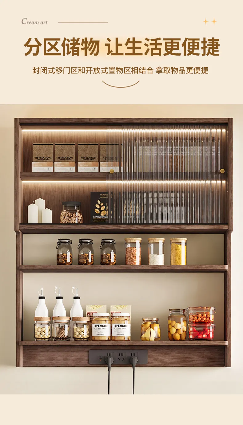 Yy-practical  cabinet  wall storage cabinet kitchen wall hanging wall storage for home restaurant wooden cabinet