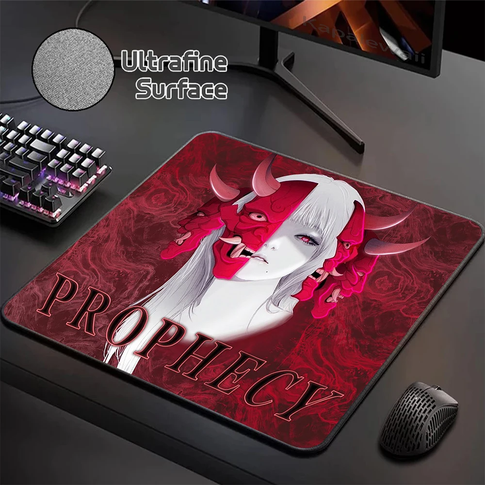 Ultrafine Surface Mouse Pad 400X450MM Gaming Japanese Aniem Girl Mousepad Locking Edge Mouse Mat Gamer Keyboards Pads Desk Mat