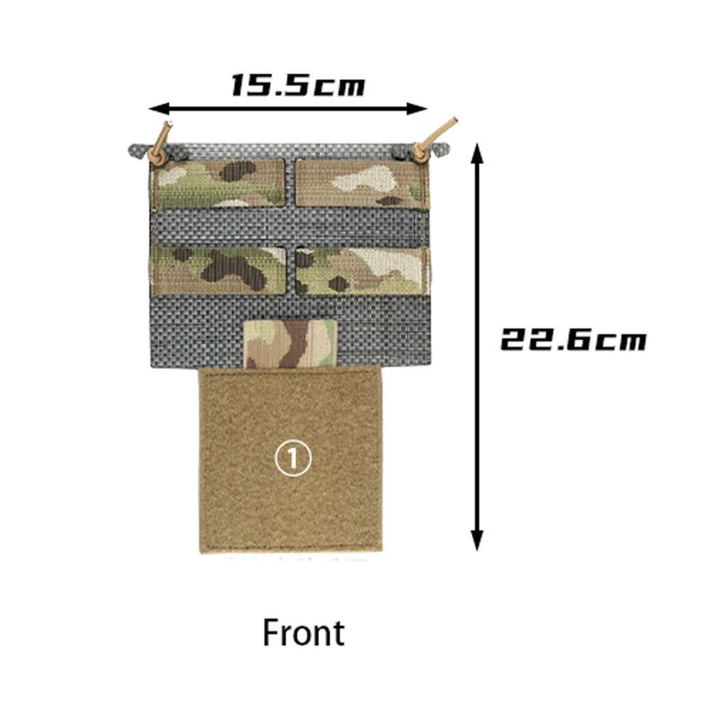 Outdoor Tactical  l Vest Chest Hanging Chest Expansion Board Support Imported Material Composite Plate T Board