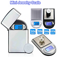 Mini Pocket Lighter Scale 100g/200g High Precision Digital Food Jewelry Gem Kitchen Scales Weight Tool Electronic Pocket Scale