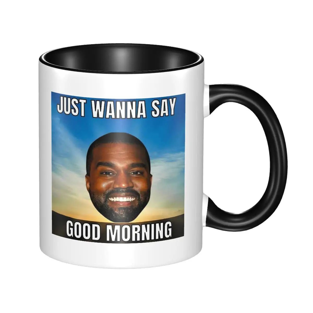 

Кружка Kanye West, забавные керамические кофейные чашки, чайные кружки, чашка для молока, посуда для напитков, подарок для друзей