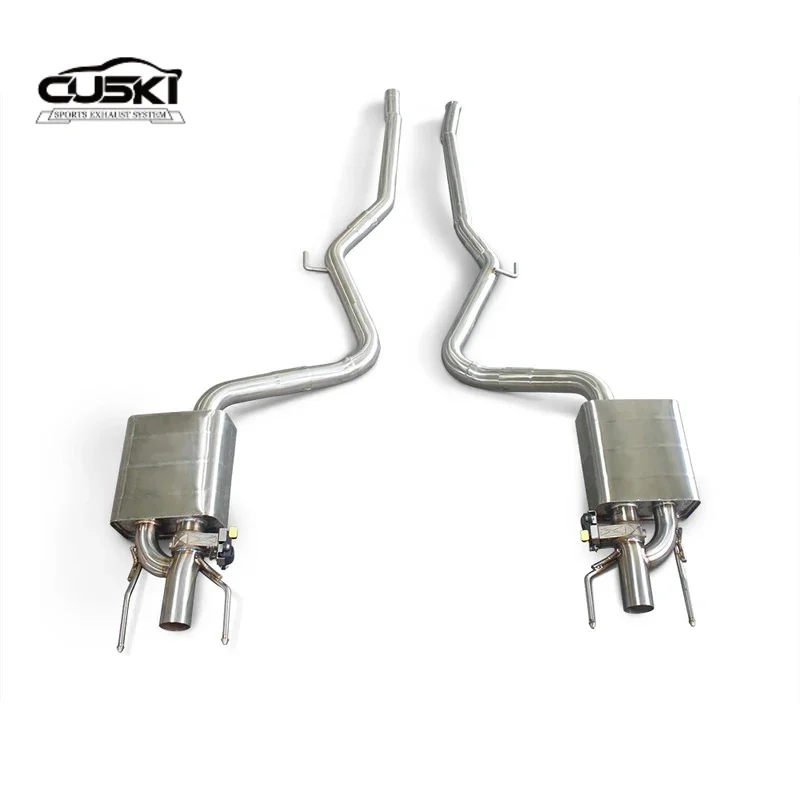 

High Flow car exhaust pipe For Mercedes Benz S350 W221 3.5 2005-2012 quality Stainless Steel Exhaust Modification Accessories