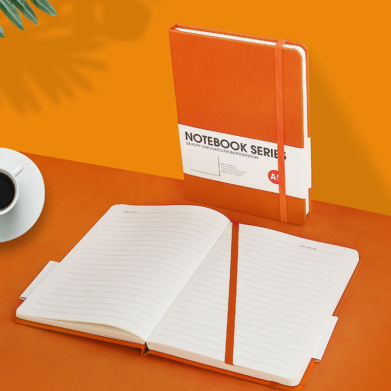 A5 Notebooks,4 Types Inner Pages,132 Sheets 256 Pages/book,Hardcover Waterproof Cover Office Student Diary QP-60