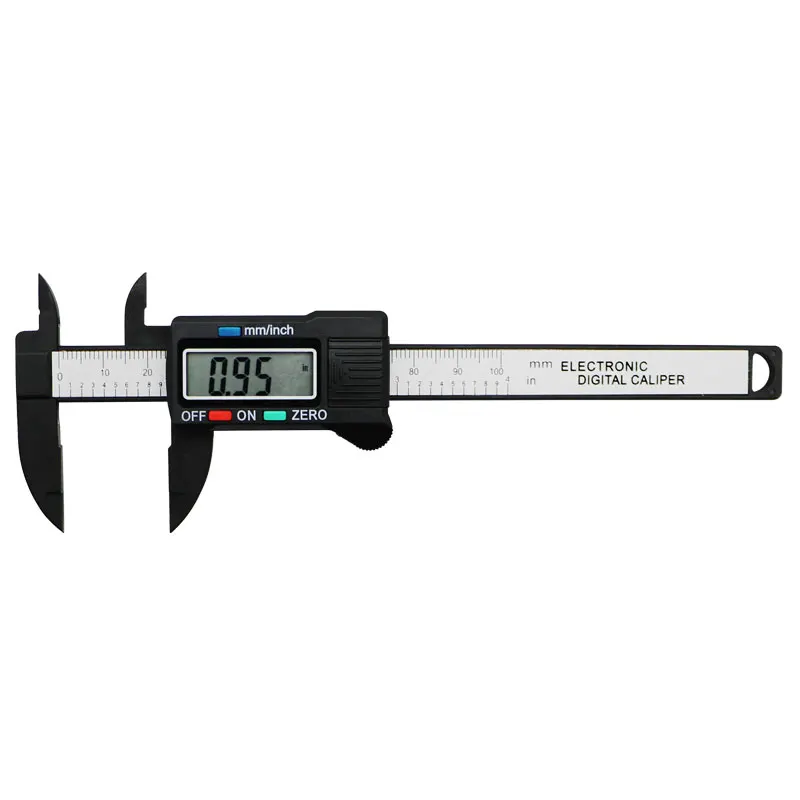 SHANHR Electronic Digital Display Caliper, 0‑100mm/150mm Carbon Fiber Composites Measuring Tool