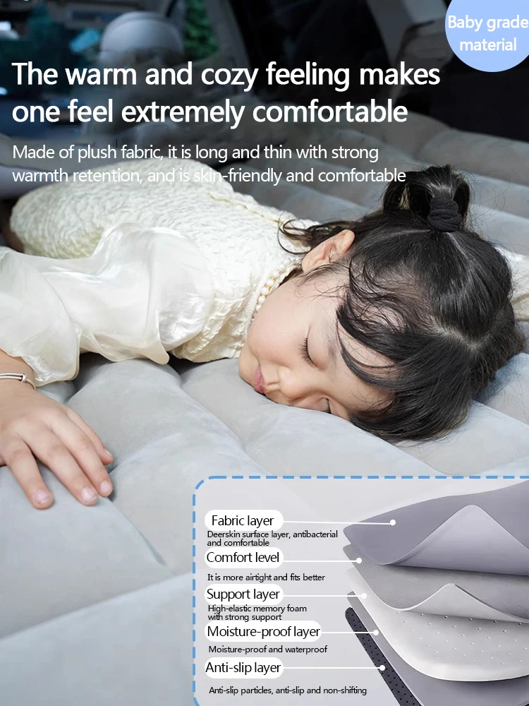 Suitable for BMW X6 trunk inflatable bed, rear sleeping pad, car mattress, car sleep products, and camping use