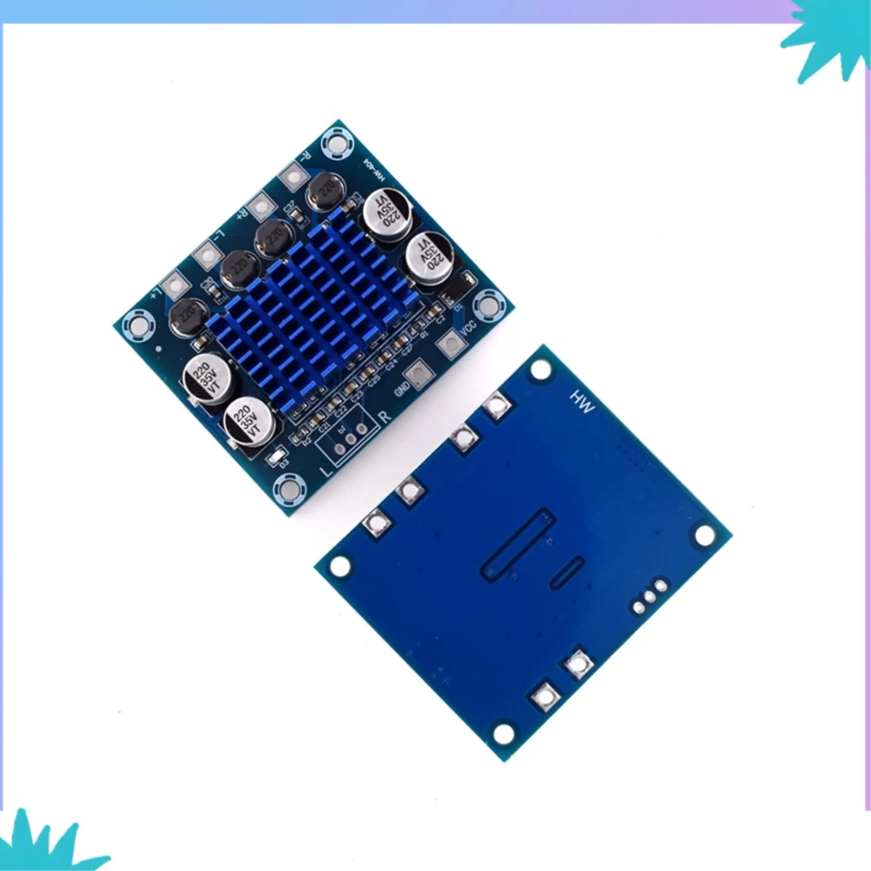 ABZW 2X DC8-26V 30 Вт X 2 XH-A232 Плата цифрового аудиоусилителя мощности класса D Плата усилителя Mp3 12 В 24 В Звуковая плата