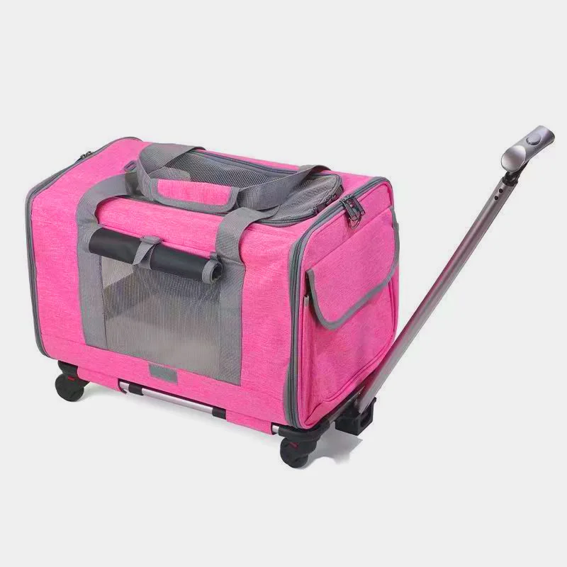 

Extra Large Portable Pet Trolley Case, Detachable Dog Trolley Case, Cat Travel Carrier Bag Large Foldable Pet Bag