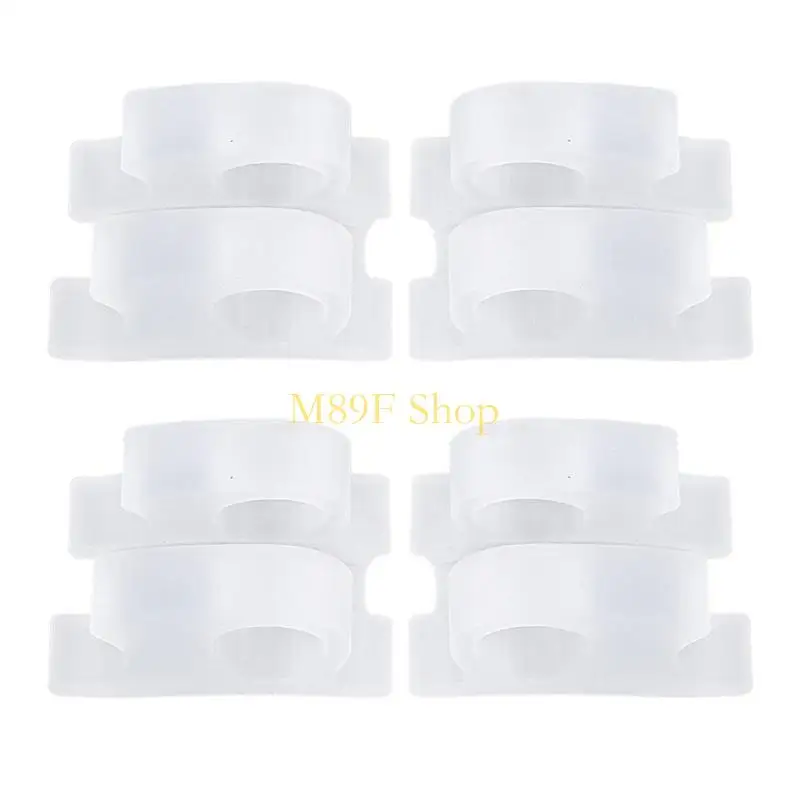 M89F Reusable SEBS Toe Splints Correctors Separators 4Pairs All Day Comfort and Foot Health