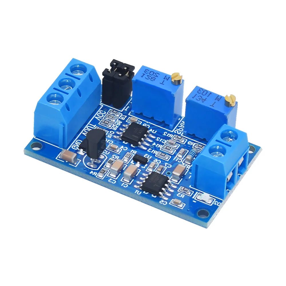 Current To Voltage Module 0 -20mA/4 -20mA to 0- 3.3V/0 -5V/0 -10V Voltage Transmitter Signal Converter Module