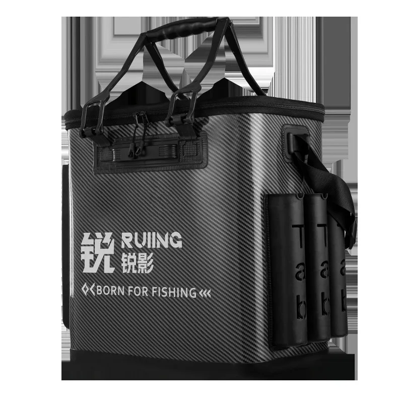 

Integral EVA Live Fish Bucket, Multifunctional Fishing Gear Bucket, Portable Fish Keeper & Fishing Tackle Carrier for Anglers