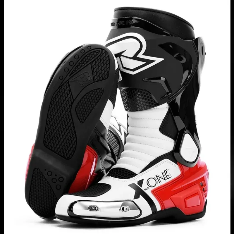 Tiger TR X-one Pro  Men Wear Resistant Botas Moto Anti-slip Motorcyclist Shoes Motocross Off Road Racing Boots Professional