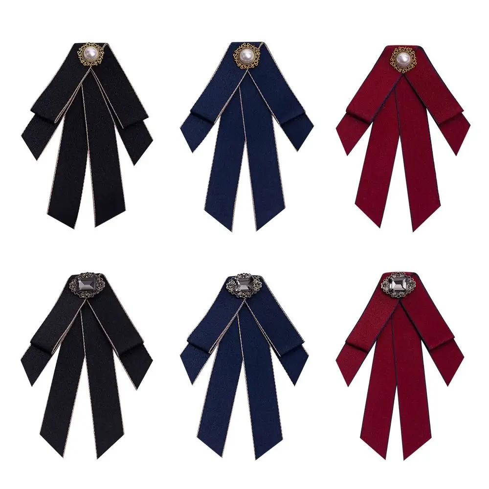 Модный галстук-бабочка из сплава со стразами, украшение на шею, броши с бантом, ювелирные аксессуары, галстук-бабочка для свадебной вечеринки для подружки невесты