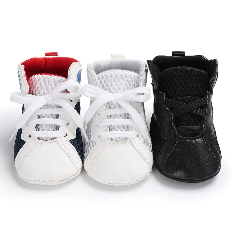 0-18M Baby Sports Sneakers Newborn Baby Boys Girls Print First Walkers Shoes Infant Toddler Anti-slip Baby Shoes