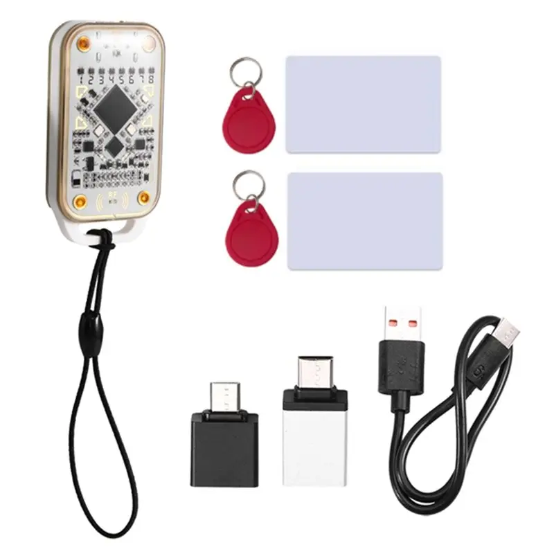 chameleon-v30-rfid-smart-chip-emulator-reader-125khz-1356mhz-id-ic-card-smart-tag-copyer-2xuid-keychain-2xcuid-card-a86g