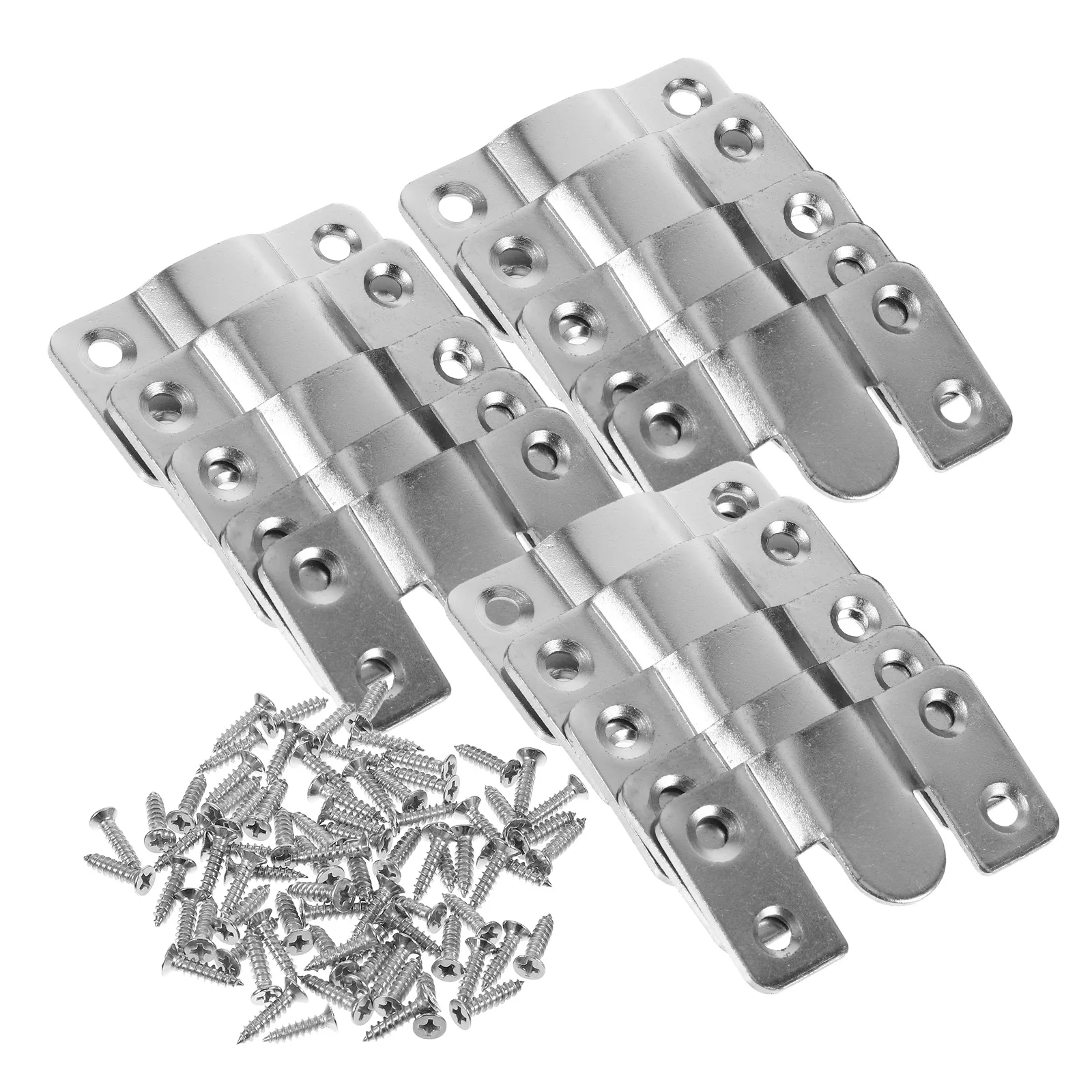 

20 Pcs Mirror Frame Hanging Buckle Cold Rolled Steel Interlocking Wall Mount Bracket Flush Mount Picture Hooks Furniture
