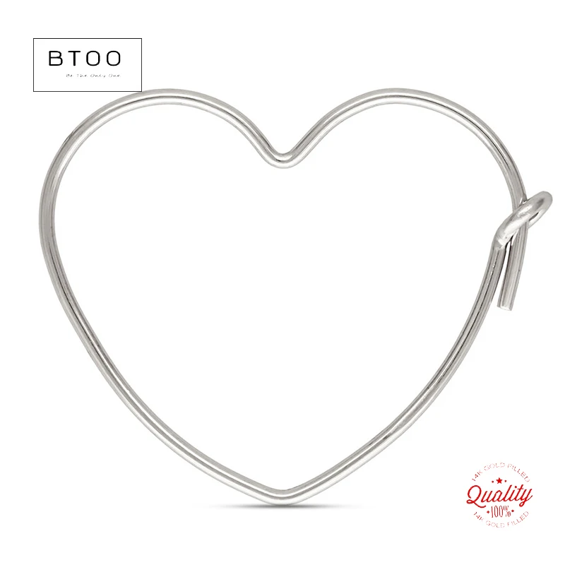

Сердцеобразная проволока для ушей из стерлингового серебра 925 пробы (0,7 мм) Серебряная проволока для ушей для изготовления ювелирных изделий Ручная работа DIY Серьги Аксессуары