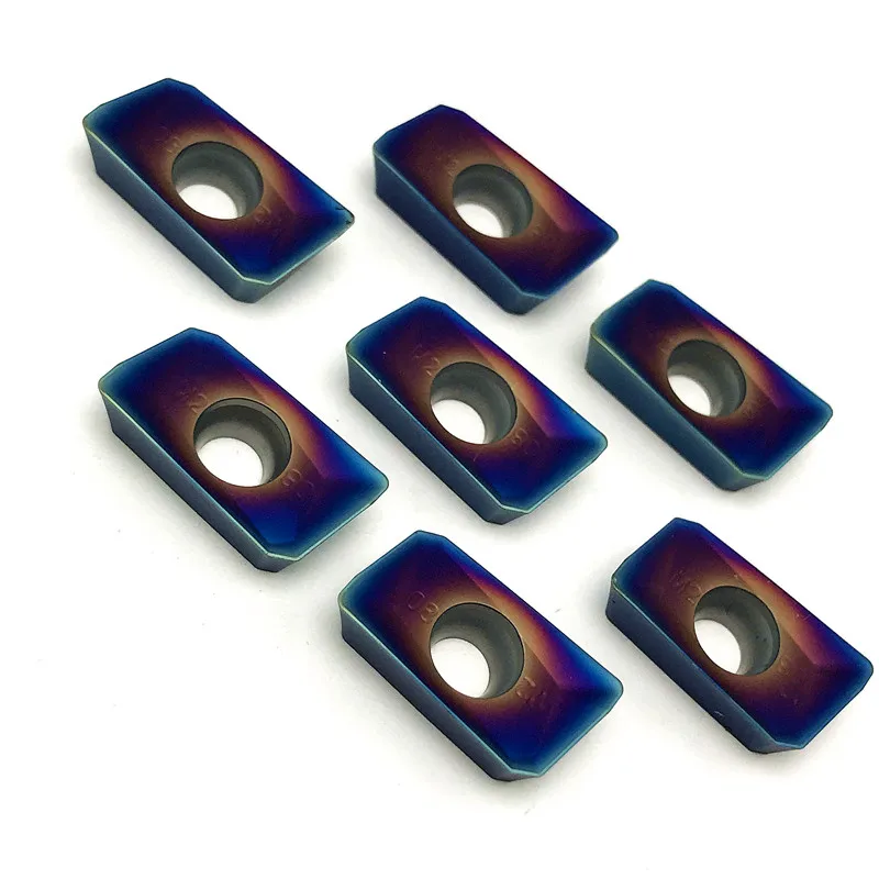 Inserto de carburo de fresado Indexable, herramienta de torneado de alta calidad, procesamiento de acero, insertos de fresado CNC, revestimiento Nano, APMT1604-M2/H2