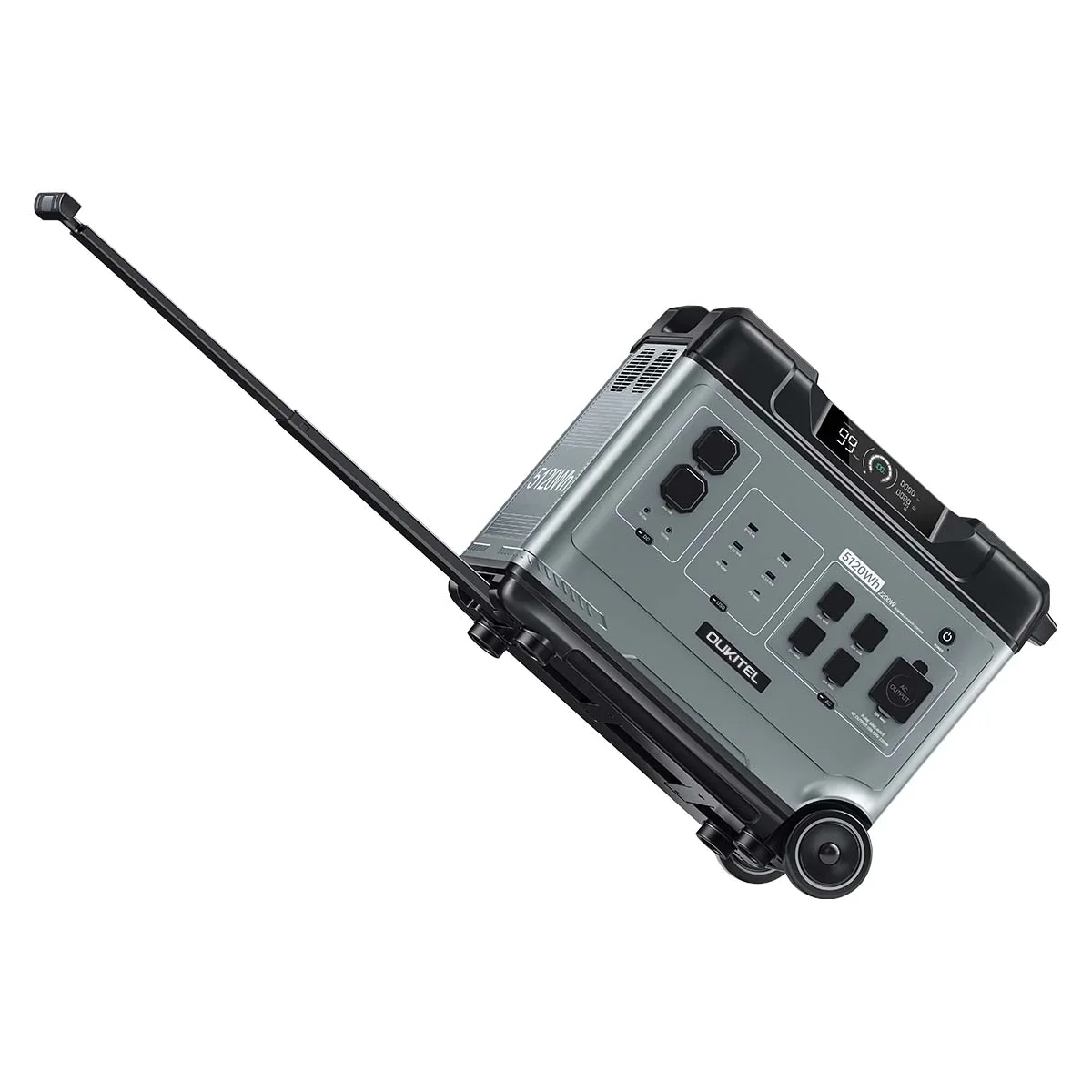 

FUTURE GREEN 1200W Portable Power Station Lifepo4 Rechargeable MPPT Controller EU/UK/US Plug Flashlight Solar Panel Generator