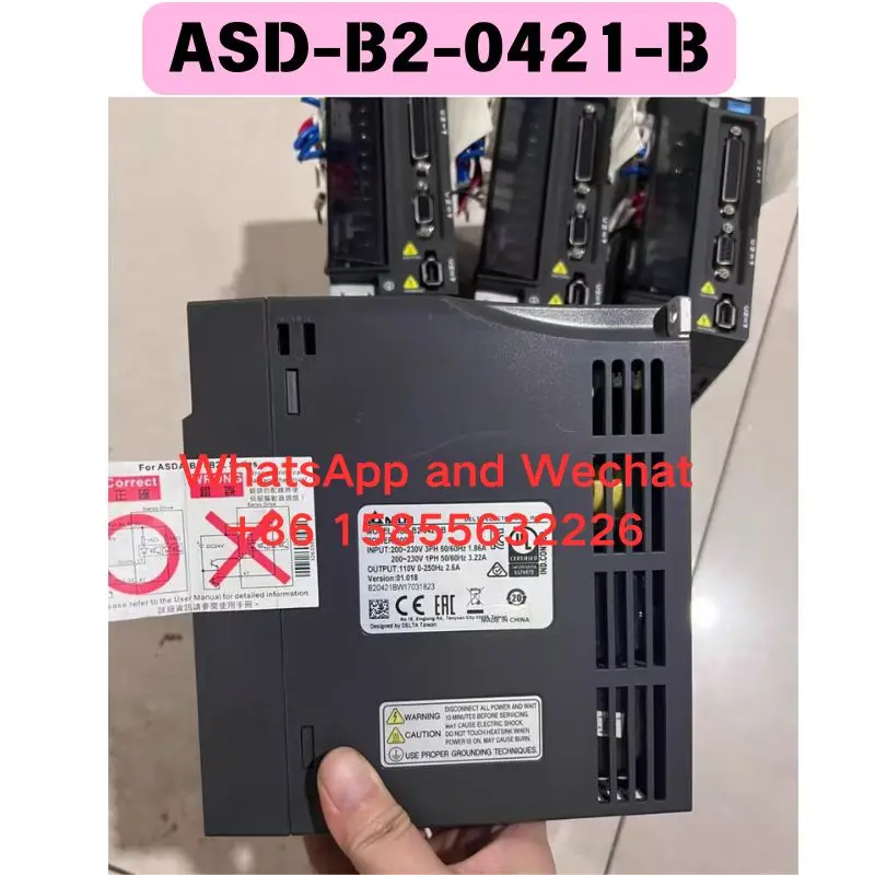 Used OEM disassembled parts ASD-B2-0421-B drive Functional test OK Fast delivery Fast delivery