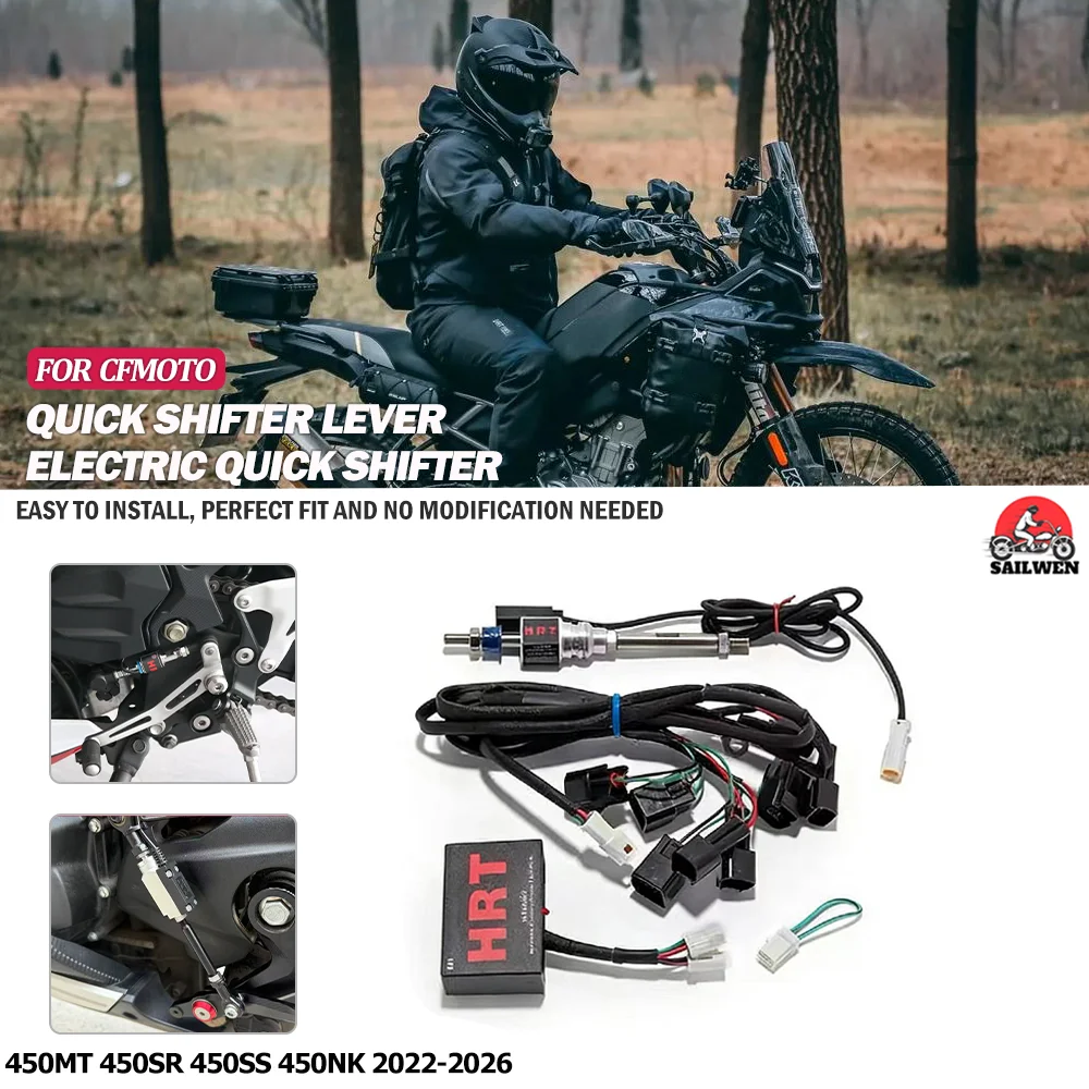 For CFMOTO 450MT 450SR 450NK 450SS 2022 2023 2024 2025 2026 One-way/Two-way Quick Shift Lever Gear Shifter Quick Transmission