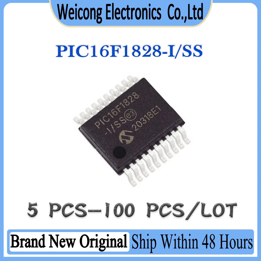 PIC16F1828 PIC16F1828-I/SS PIC16F1828-I PIC16F PIC16 PIC New Original IC MCU Chip SSOP-20