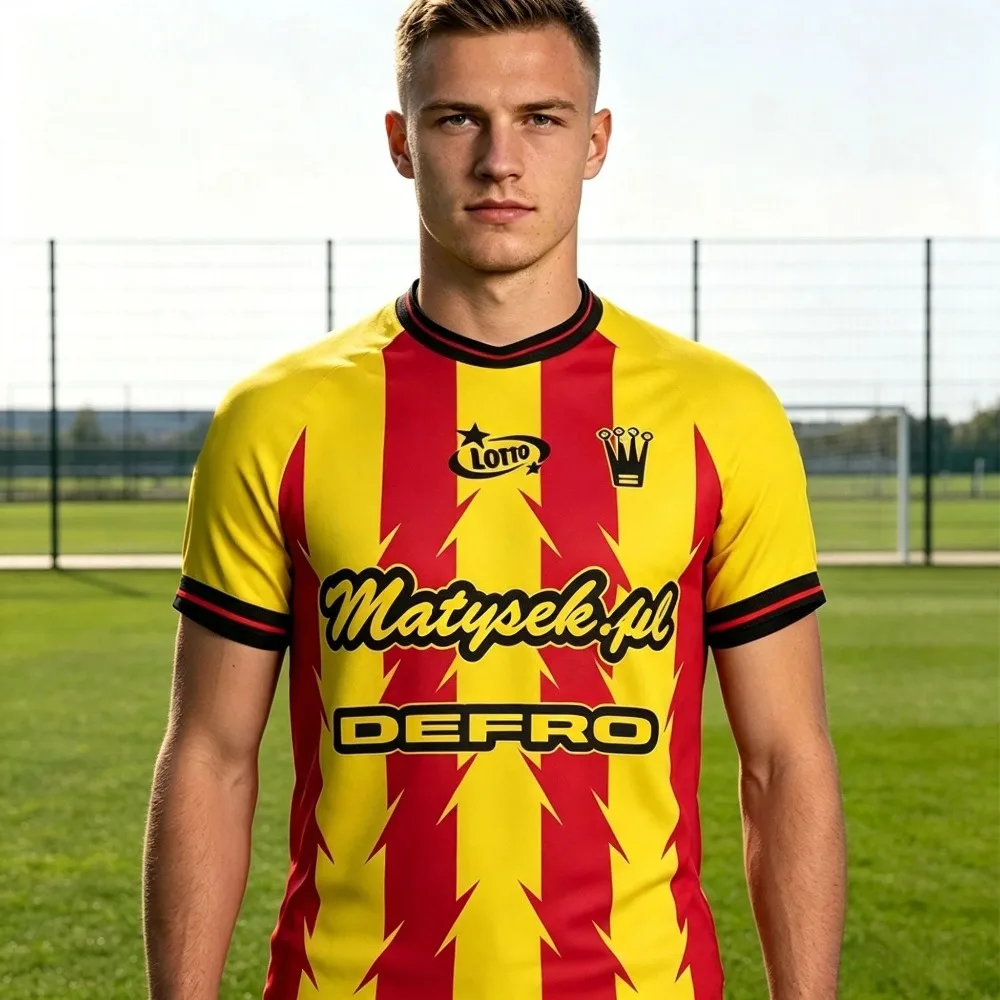 2026 Poland Korona Kielce 3D Print Football Jersey Men Summer Sports Football Fans T-shirt Breathable Quick Drying Fashion