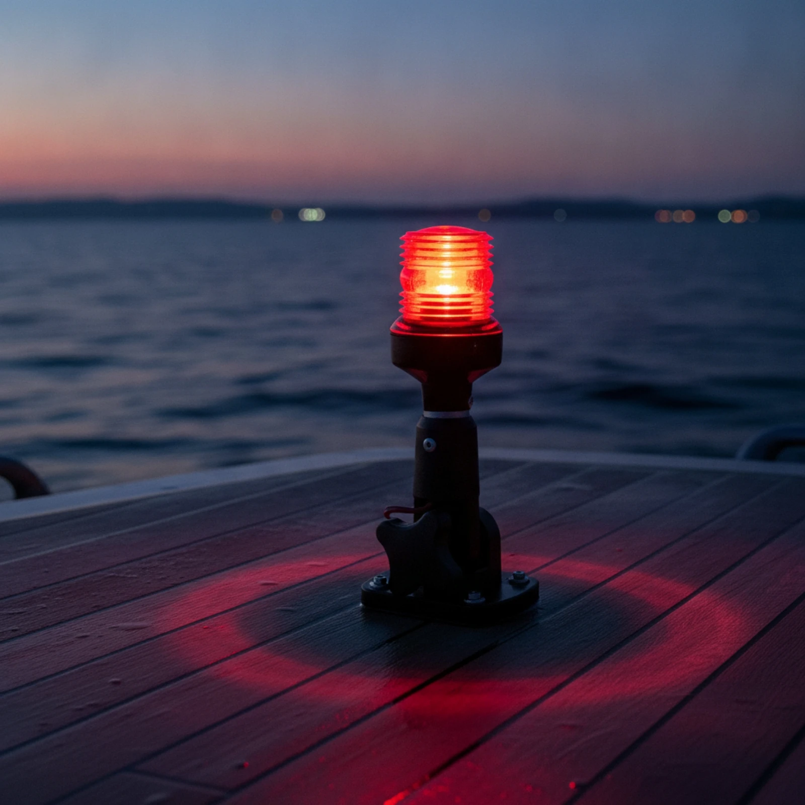 Marine LED Navigation Light 360-Degree Boat Light with Adjustable Base Waterproof 3W for Sailors, Boats, Yachts