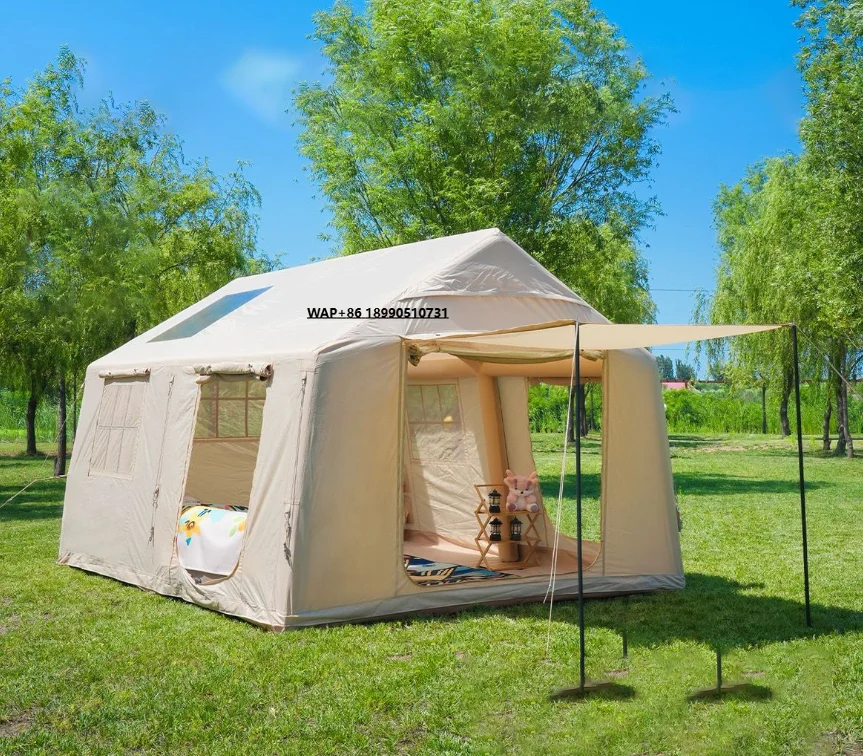 

Manufacturer Direct Sales Wholesale Inflatable Tent 13.86 ㎡ Oxford Cloth Outdoor Rainproof and Sunshade Camping Inflatable Tent
