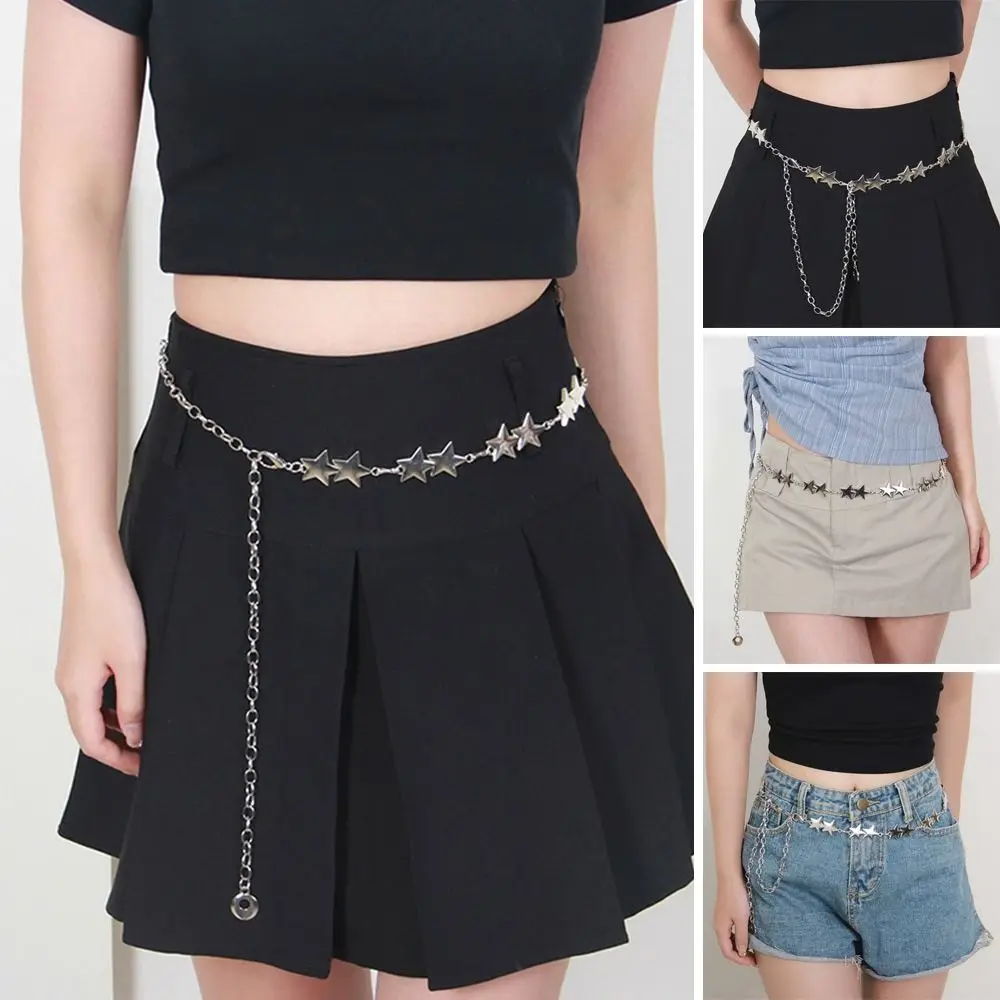 موضة الفضة الرجعية الخصر سلسلة قابل للتعديل تنوعا مباراة حزام معدني العرقية نمط بوهيميا سلسلة حزام النساء