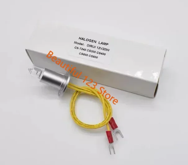 Compatible for Dirui CS-T240 Cs300 Cs400 Cs600 Cs800 Chemistry Halogen Lamp 12v20w