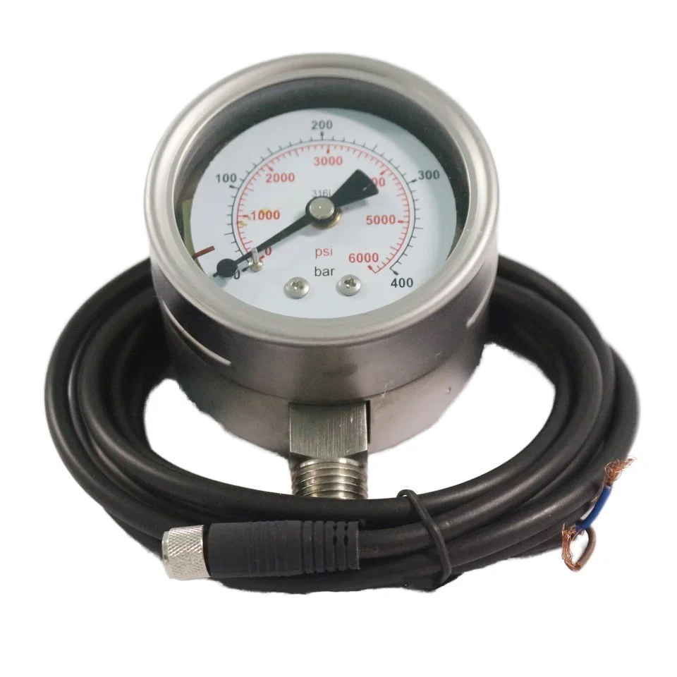 

316L Digital Signal Contact Pressure Gauges High Quality Measurement Instrument