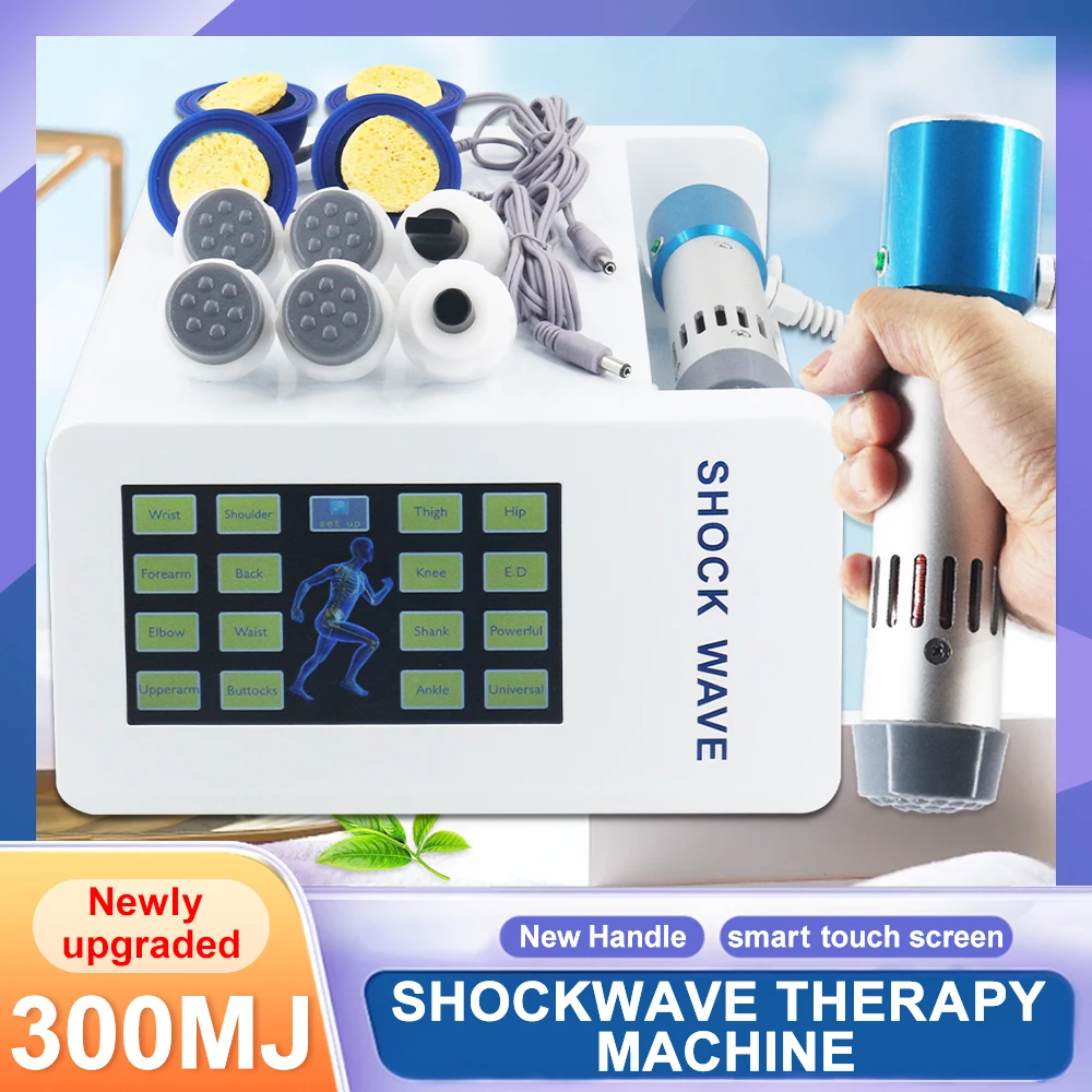

Shockwave 300MJ For Erectile Dysfunction ED Treatment Shock Wave Therapy Machine Muscle Pain Relief EMS Massager New Tech Handle