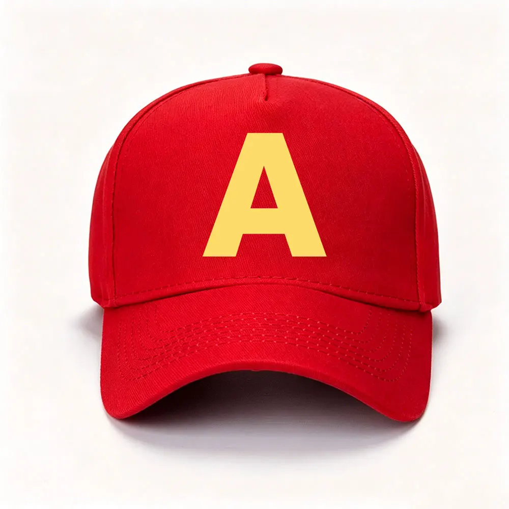 2026 Alvin and The Chipmunks Red Adjustable Baseball Cap Unisex Promo Geek Animation Graphic A/S/T Sun Hats Woman Man Hat