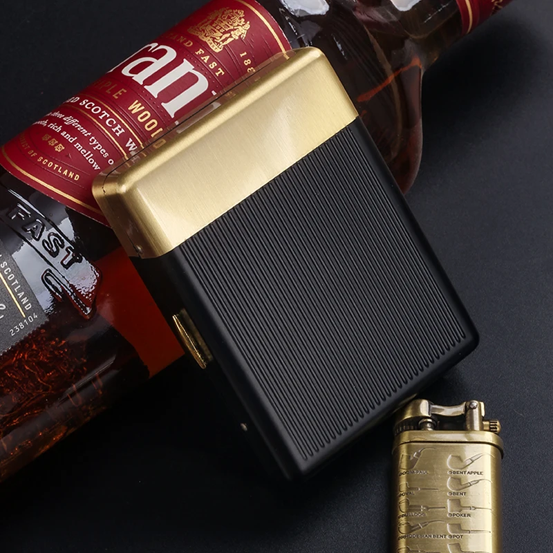 cigar case New 1pcs Metal Portable Cigar Case Wallet Tip Travel cigar holder 1cm cigar Box