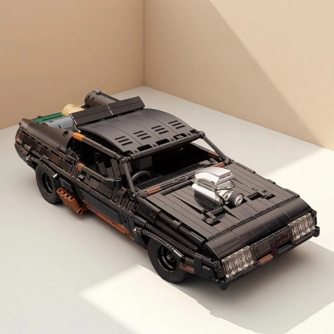 

Технология механической структуры, оборудование MOC, сборка строительных блоков V8, перехватчик, внедорожник, настольные украшения, модель, подарки