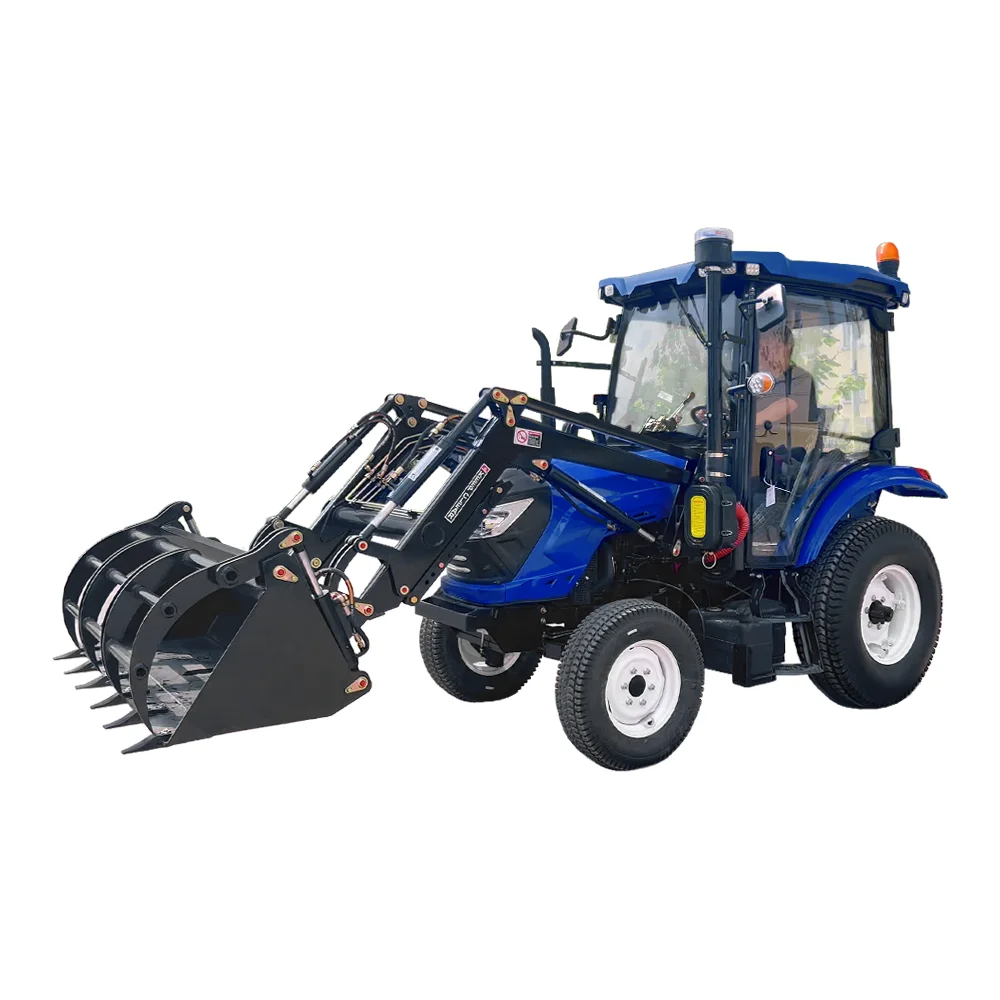 Advanced  AC Cabin Strong Hydraulic System High Lifting Capacity and Electric Start Well 100HP 4WD Four Wheel Drive Tractor